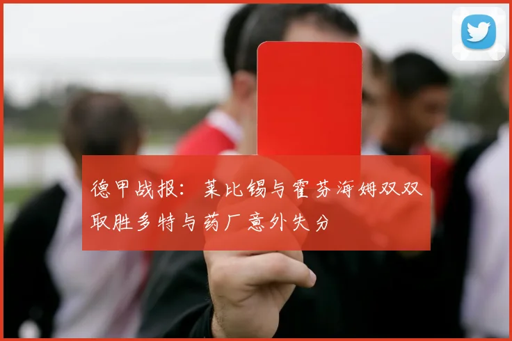 德甲战报：莱比锡与霍芬海姆双双取胜多特与药厂意外失分